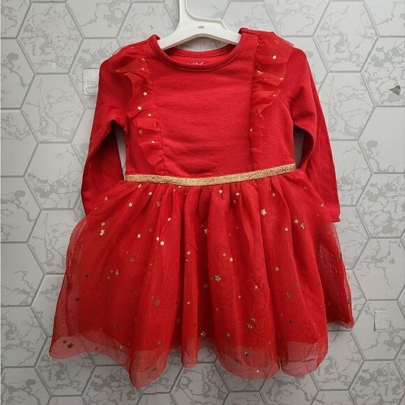 Lot of Two Cat&Jack Red Valentine's Day Christmas Holiday Themed Dresses - Picture 8 of 8